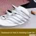 Deacory Flatware Set Satin Finish Stainless Steel Forged Wave with 20 Piece for Wedding Event Service for 4 - B0792T9T4X